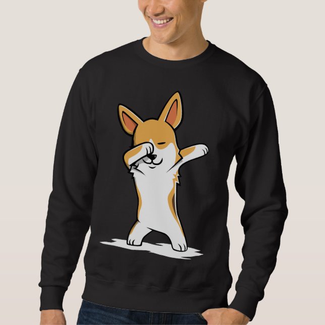 Moletom Dabbing Corgi Funny (Frente)