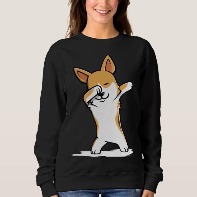 Moletom Dabbing Corgi Funny (Frente)