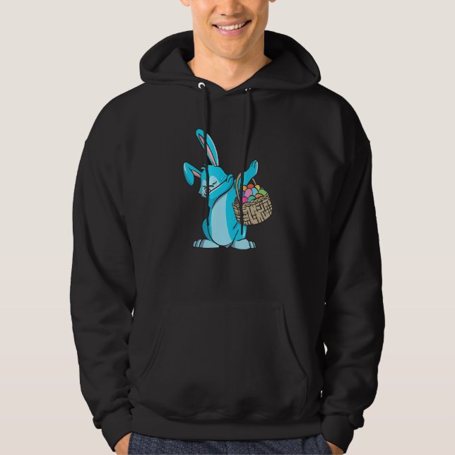 Moletom Dabbing Dabbing Dab Day Páscoa Bunny Boy Stu (Frente)