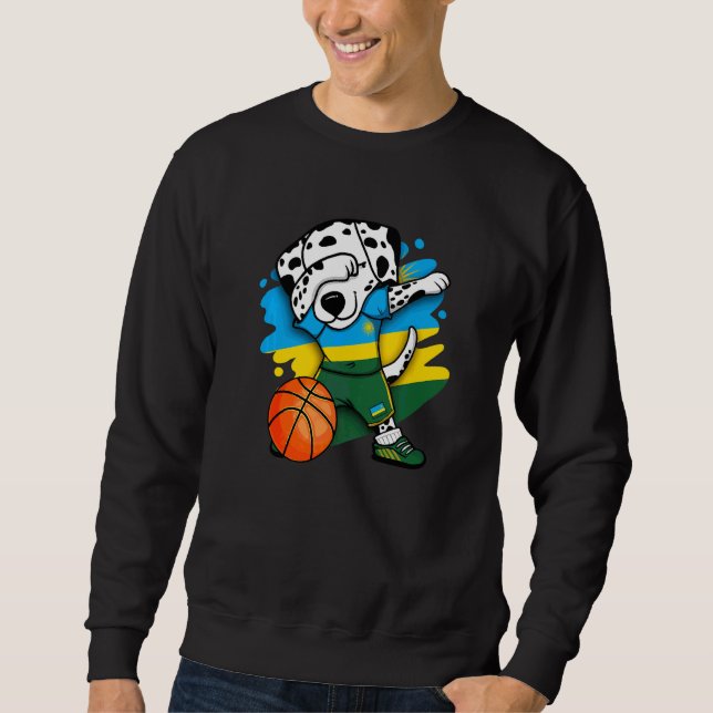 Moletom Dabbing Dalmatian Rwanda Basball Fans Jersey Bb (Frente)