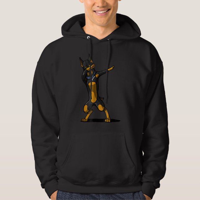 Moletom Dabbing Doberman Funny Doberman (Frente)