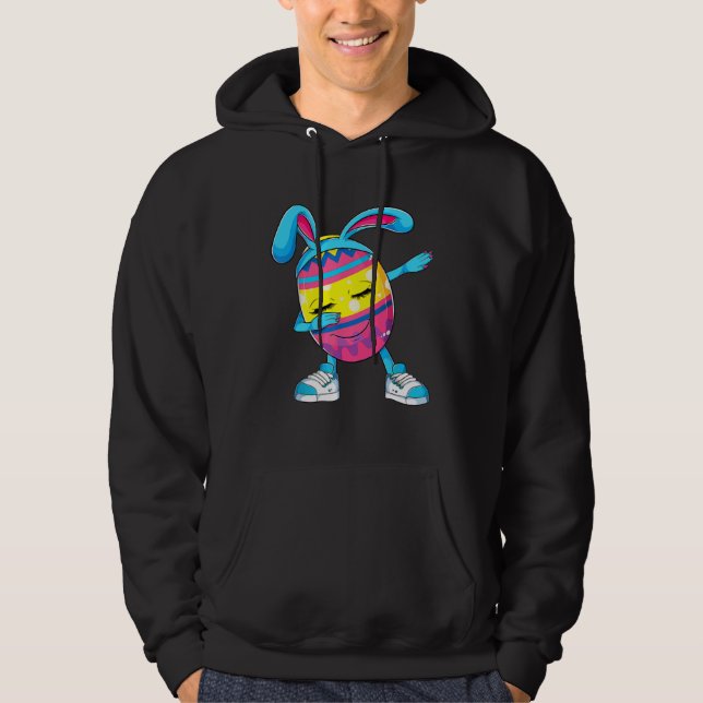 Moletom Dabbing Easter Egg Apparel Bunny Easter Day Girl K (Frente)