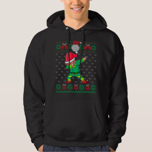 Moletom Dabbing Elf Ugly Christmas Sweater Family