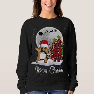 Moletom Dabbing French Bulldog Dab Dog Christmas Tree Funn