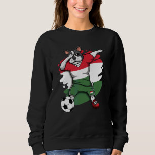 Moletom Dabbing French Bulldog Hungary Soccer Fans Jersey