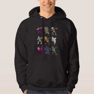 Moletom Dabbing Halloween Zombie Skeleton Scary Vampire Wi