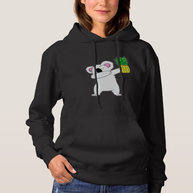 Moletom Dabbing Koala Bear Pineapple Aloha Beach Havaí (Frente)