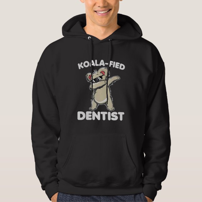 Moletom Dabbing Koala Funny Dentist Animal Puns Gift (Frente)