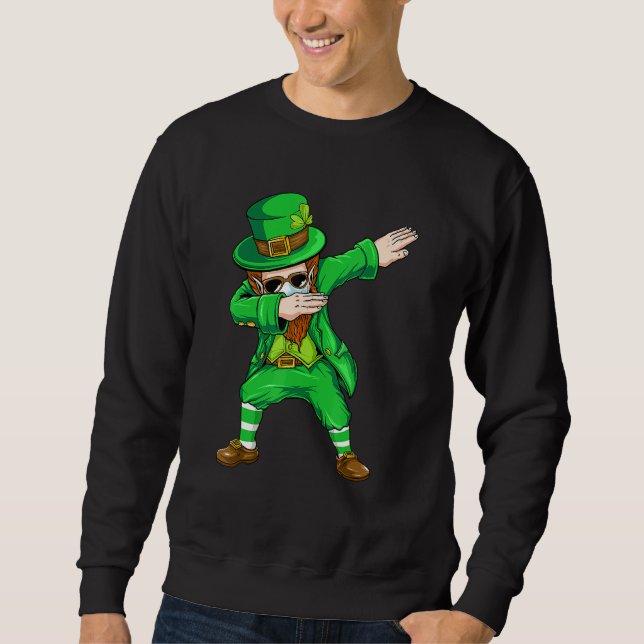 Moletom Dabbing Leprechaun Face Mask Boys (Frente)