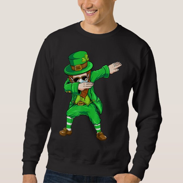 Moletom Dabbing Leprechaun Face Mask Boys (Frente)