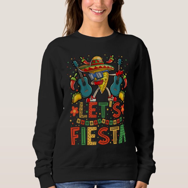 Moletom Dabbing Nacho Cinco de Mayo Shirt Men Let F (Frente)