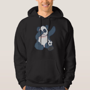 Moletom Dabbing Panda Bear Jogador de Futebol Entusiasta