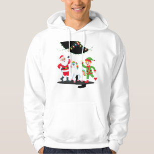 Moletom Dabbing Papai Noel Elfo Unicórnio Natal Crianças M
