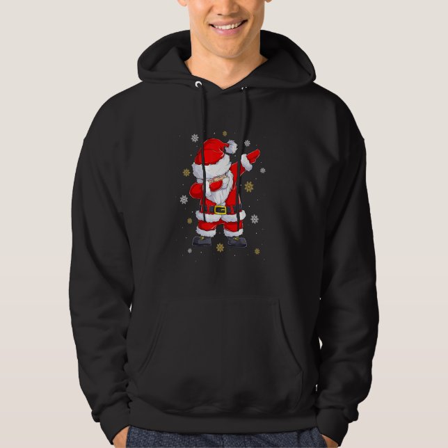 Moletom Dabbing Papai Noel For Children Men T (Frente)