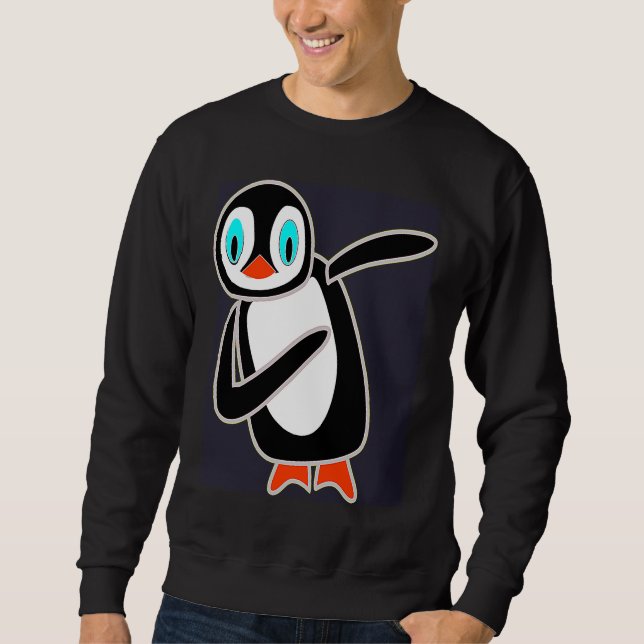 Moletom Dabbing Penguin Cool Penguin Dab Dance Dancing Cut (Frente)