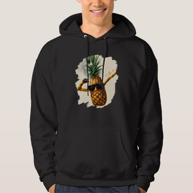 Moletom Dabbing Pineapple Aloha Sunglasses Beach Dance Haw (Frente)