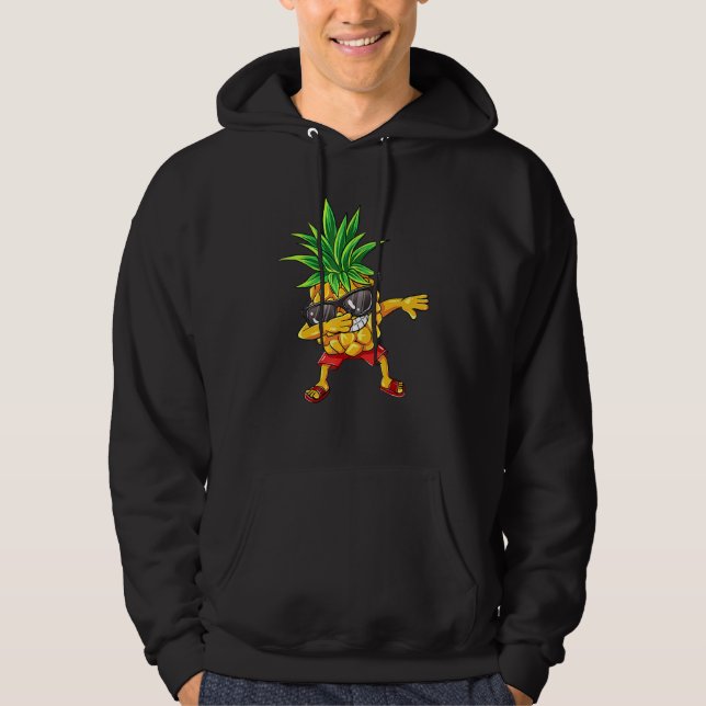 Moletom Dabbing Pineapple Sunglass Aloha Beaches Hawaii (Frente)