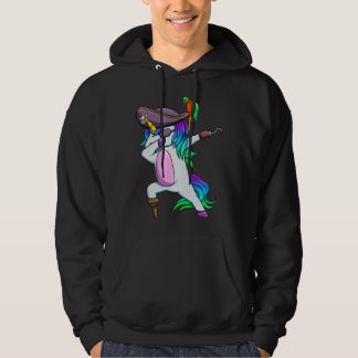 Moletom Dabbing Pirate Magical Rainbow Unicorn  Halloween