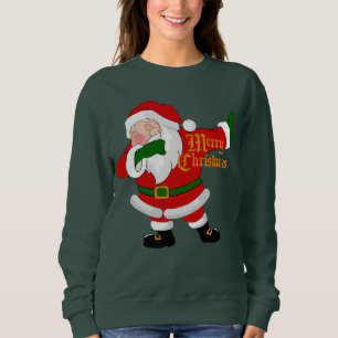 Moletom dabbing santa claus