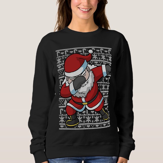 Moletom Dabbing Santa Claus Christmas Dab Men Women Boys K (Frente)