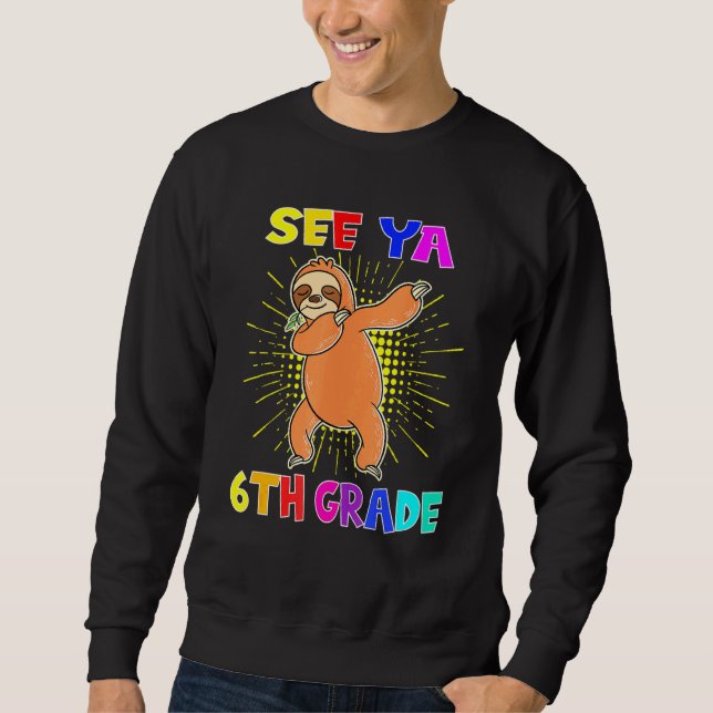 Moletom Dabbing Sloth See Ya 6 Graduação (Frente)