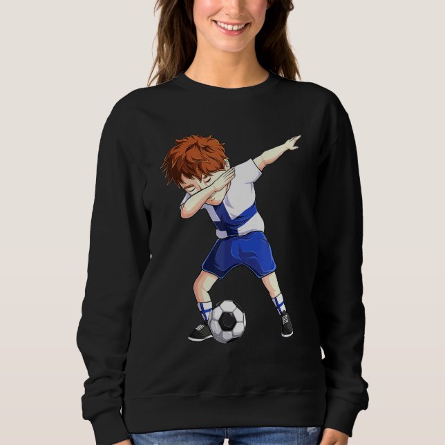 Moletom Dabbing Soccer Boy Finlândia Jersey Futebol finlan (Frente)