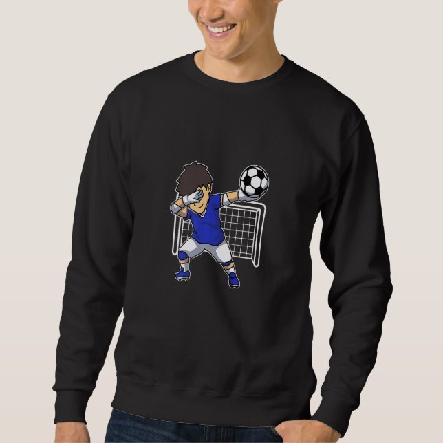 Moletom Dabbing Soccer Goalie Soccer Boy (Frente)