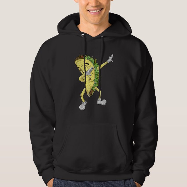 Moletom Dabbing Taco Funny Taco Comida Cinco Cultura Mexic (Frente)