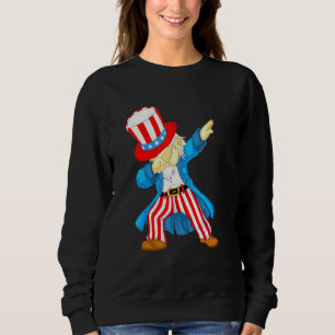 Moletom Dabbing Tio Sam Patriotic 4 De Julho Usa Flag F