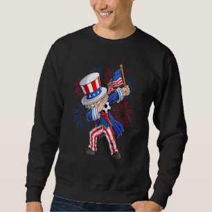 Moletom Dabbing Tio Sam & Soccer Ball American Flag 4º