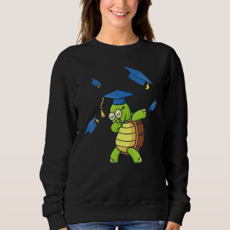 Moletom Dabbing Turtle Graduation Student Graduated