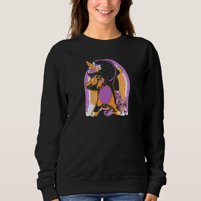 Moletom Dabbing Unicorn afro natural (Frente)
