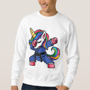 Moletom Dabbing Unicorn brasileiro Jiu Jitsu Mãe Tee BJJ W