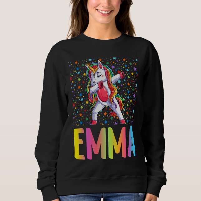 Moletom Dabbing Unicorn Emma (Frente)