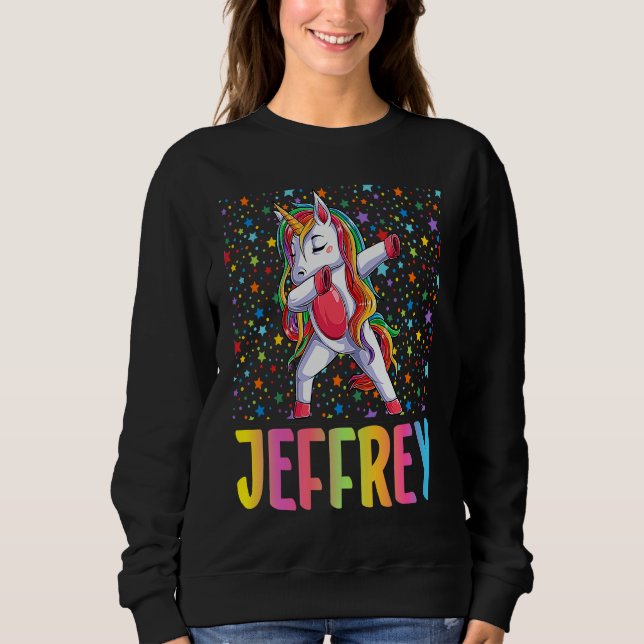 Moletom Dabbing Unicorn Jeffrey (Frente)