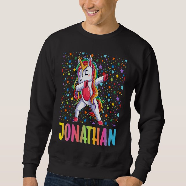 Moletom Dabbing Unicorn Jonathan (Frente)