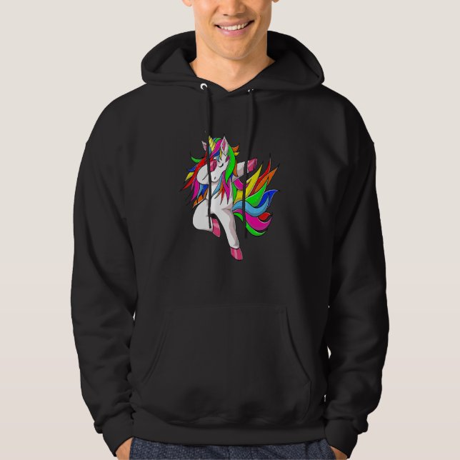 Moletom Dabbing Unicorn Magical Dab Dancing_4 (Frente)