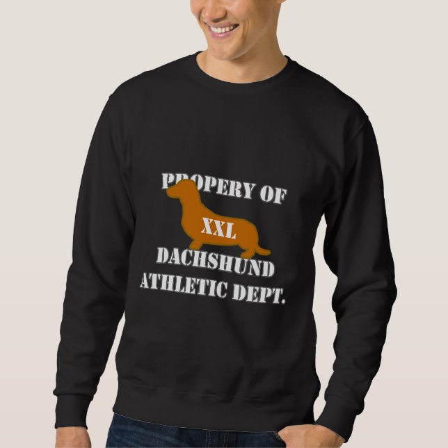 Moletom Dachshund Athletic Xxl (Frente)