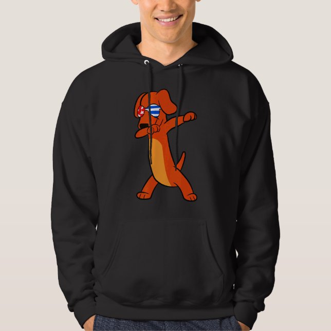 Moletom Dachshund Dabbing Wiener (Frente)