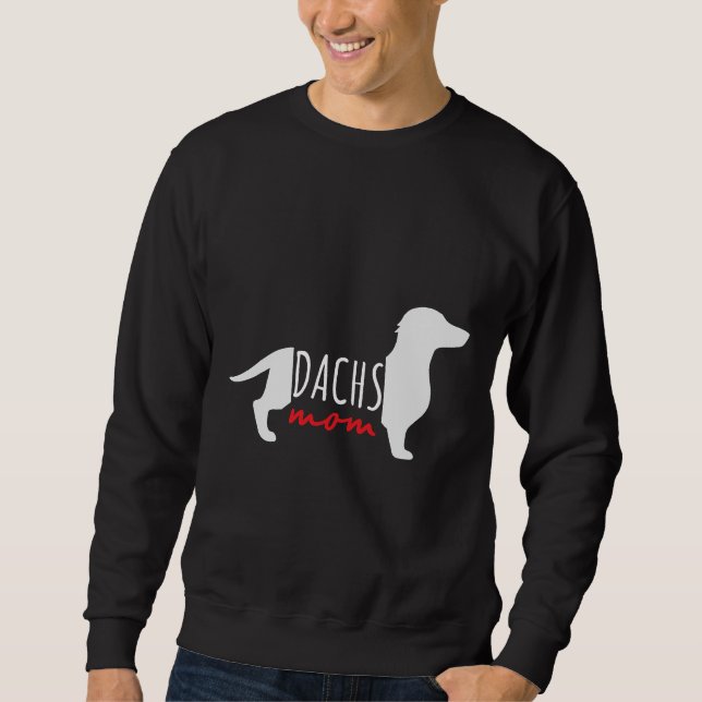 Moletom Dachshund Dachs Mãe Dachs Proprietário Corresponde (Frente)