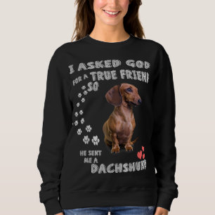 Moletom Dachshund Dizendo Mãe Pai Wiener Weenie Lover Saus