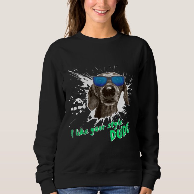Moletom Dachshund Dog Dachshund Design (Frente)