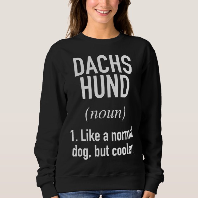Moletom Dachshund Dog Funny Dachshund Proprietário (Frente)