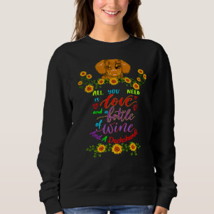 Moletom Dachshund Funny Pet Wiener Cachorro Tudo Que Você 