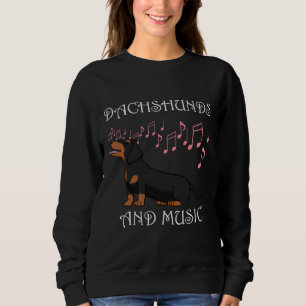 Moletom Dachshund Gosta De Um Cachorro De Wiener Musical C