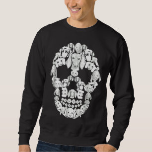 Moletom Dachshund Halloween Skull Costumes