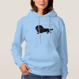 Moletom Dachshund Long Haired Black e Tan