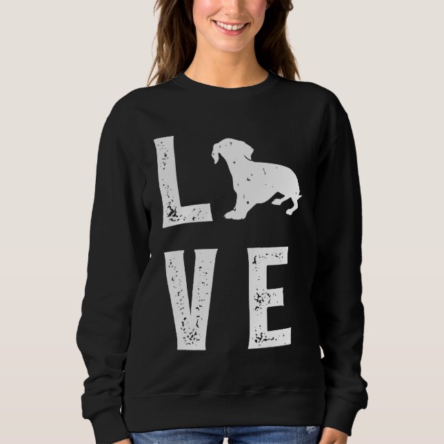 Moletom Dachshund Love  1 (Frente)