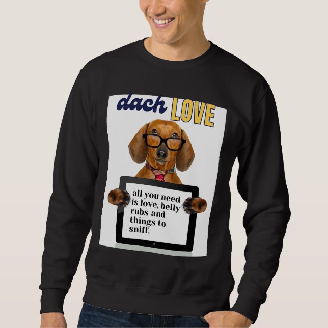 Moletom Dachshund Love 430 (Frente)