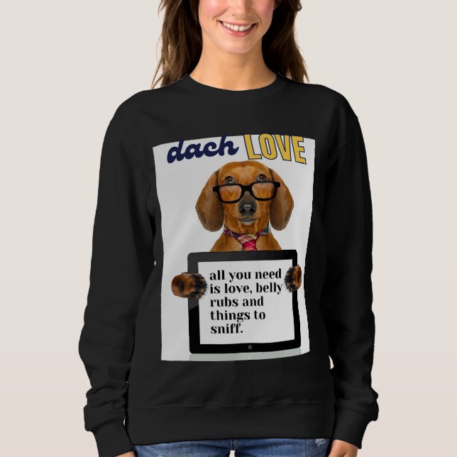 Moletom Dachshund Love 430 (Frente)
